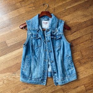Mossimo Supply Co. Distressed Denim Vest